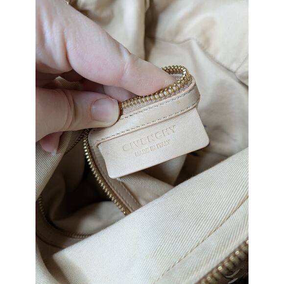 Givenchy Nightingale Braided Leather Handbag Brown Woven Authentic Bag - Picture 8 of 11